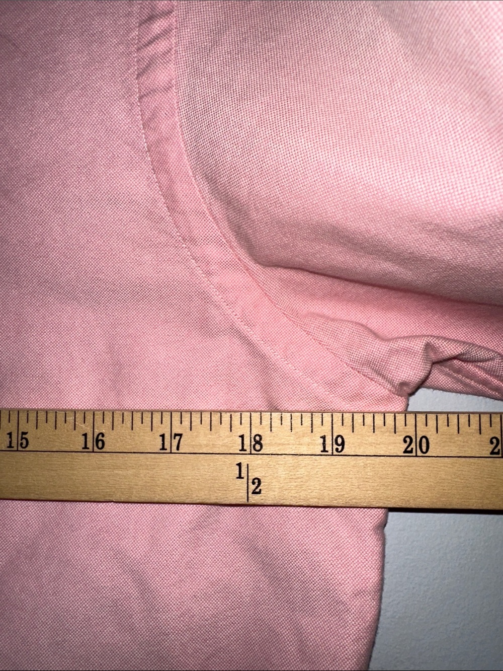 Ralph Lauren Light Pink Oxford Ruffled collar Shirt - Picture 5 of 5